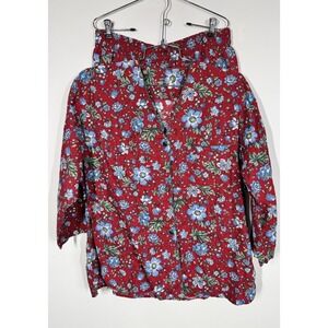 Victoria's Secret Red Floral Pajama Set